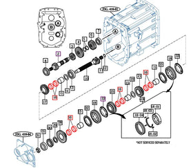 Mahindra Tractor Needle Caged Bearing V6544455218 Mahindra Direct Parts
