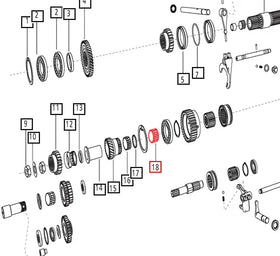 Mahindra Tractor Needle Roller Bearing 000012351P04 Mahindra Direct Parts