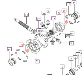 Mahindra Tractor Needle Roller Bearing 000031058B06 Mahindra Direct Parts
