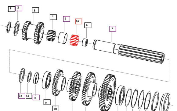 Mahindra Tractor Needle Roller Bearing 006501359C1 Mahindra Direct Parts