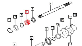 Mahindra Tractor Needle Roller Bearing 006504269C91 Mahindra Direct Parts