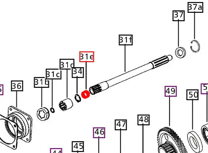 Mahindra Tractor Needle Roller Bearing 006504269C91 Mahindra Direct Parts