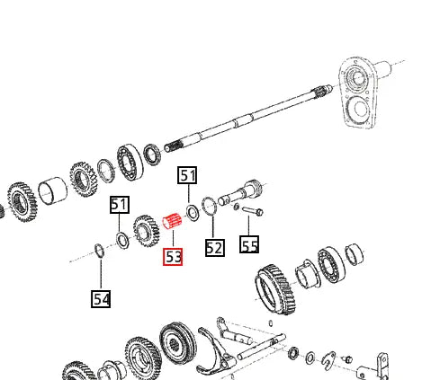 Mahindra Tractor Needle Roller Bearing 006505614D1 Mahindra Direct Parts