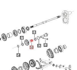 Mahindra Tractor Needle Roller Bearing 006505614D1 Mahindra Direct Parts