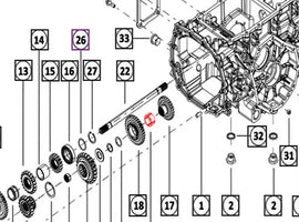 Mahindra Tractor Needle Roller Bearing SP010506803 Mahindra Direct Parts