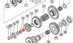 Mahindra Tractor Needle Roller Bearing V6544222613 Mahindra Direct Parts