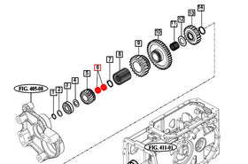 Mahindra Tractor Needle Roller Bearing V6544222613 Mahindra Direct Parts