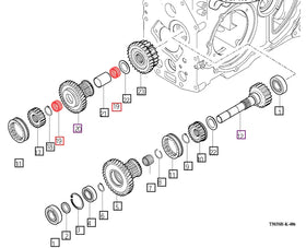 Mahindra Tractor Needle Roller Bearing V6544303517 Mahindra Direct Parts
