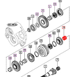 Mahindra Tractor Needle Roller Bearing V6544303527- Mahindra Direct Parts