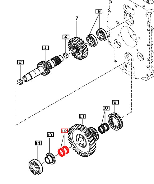 Mahindra Tractor Needle Roller Bearing V6544384317- Mahindra Direct Parts