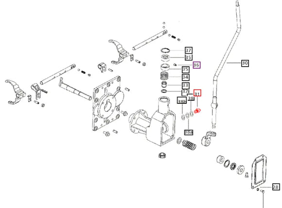 Mahindra Tractor Neutral Safety Switch 000013059P04 Mahindra