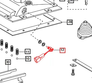 Mahindra Tractor Neutral Switch Safety E007700909B92 Mahindra Direct Parts
