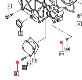 Mahindra Tractor Nut 006053074N01 Mahindra Direct Parts