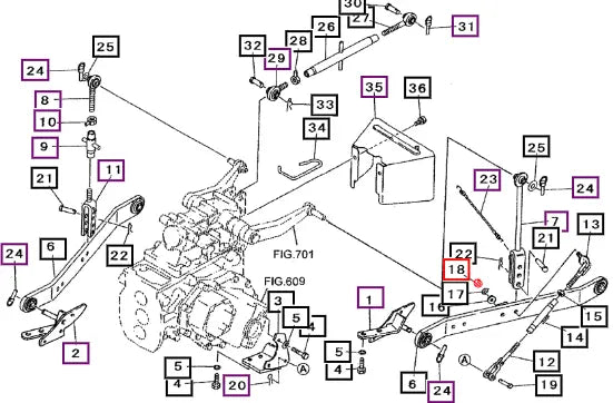 Mahindra Tractor Nut A3030118001 Mahindra Direct Parts