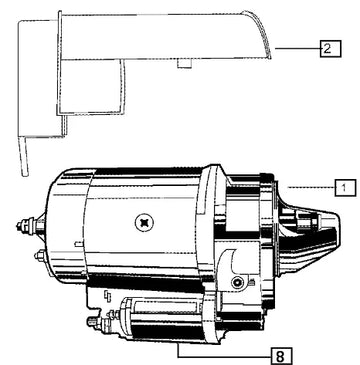Mahindra Tractor Nut Domed For Starter Cover 005557308R2 Mahindra Direct Parts