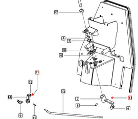 Mahindra Tractor Nut M10 005554365R1 Mahindra