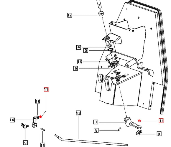Mahindra Tractor Nut M10 005554365R1 Mahindra