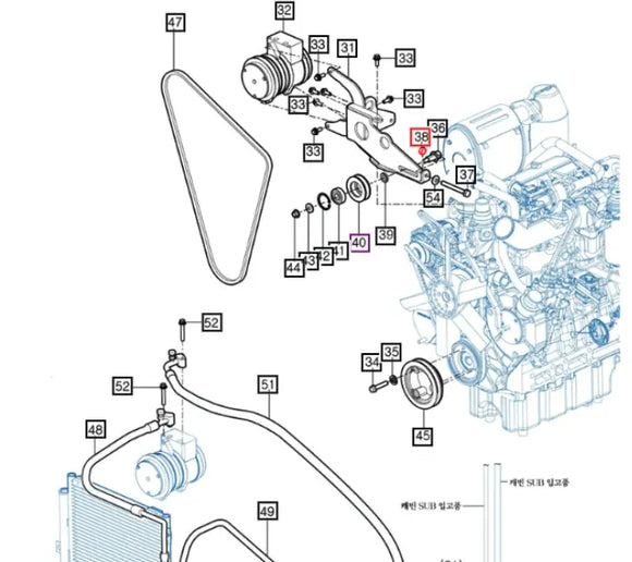 Mahindra Tractor Nut V3042600100 Mahindra