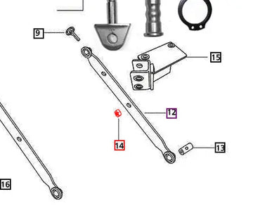 Mahindra Tractor Nyloc Nut 001081682R1 Mahindra Direct Parts