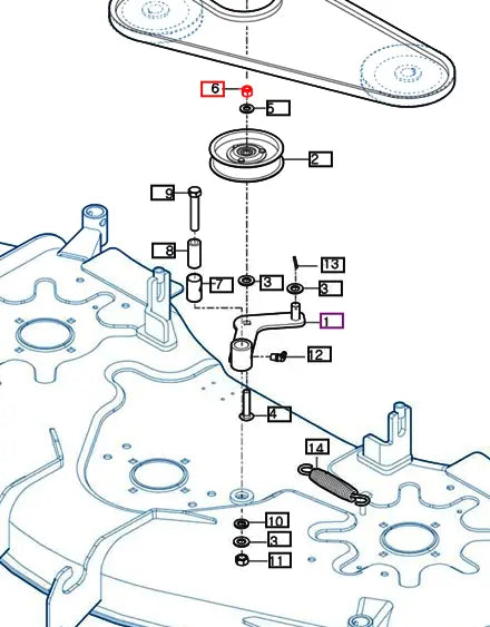 Mahindra Tractor Nylon Nut 3/8 V4111600120 Mahindra Direct Parts