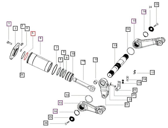 Mahindra Tractor O-Ring 000013366P04 Mahindra