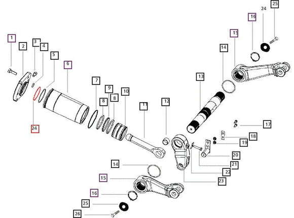 Mahindra Tractor O-Ring 000013367P04 Mahindra