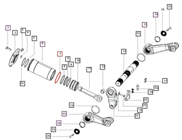 Mahindra Tractor O-Ring 000013368P04 Mahindra
