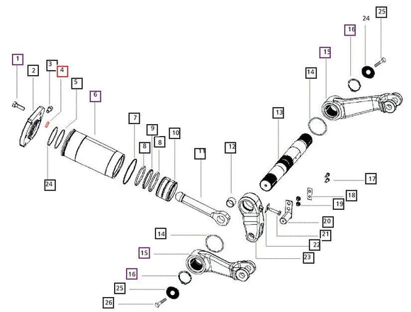 Mahindra Tractor O-Ring 000013465P04 Mahindra