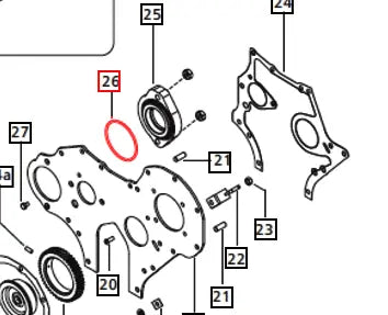Mahindra Tractor O-Ring 006006983D1 Mahindra Direct Parts