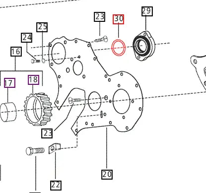 Mahindra Tractor O-Ring 006006983D1 Mahindra Direct Parts