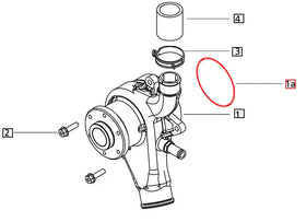Mahindra Tractor O-Ring 006030810D1 Mahindra