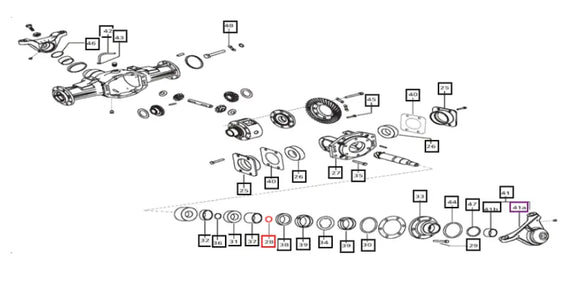Mahindra Tractor O-Ring 006505671D1 Mahindra