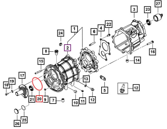 Mahindra Tractor O Ring 0502CA0430N Mahindra Direct Parts