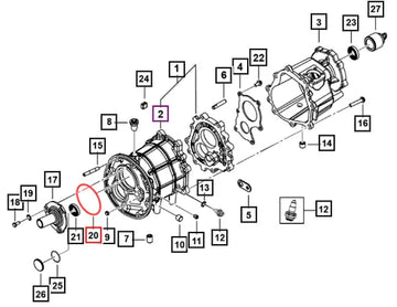 Mahindra Tractor O Ring 0502CA0430N Mahindra Direct Parts