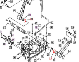 Mahindra Tractor O-Ring 08300120400 Mahindra Direct Parts