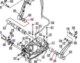Mahindra Tractor O-Ring 08300120400 Mahindra Direct Parts
