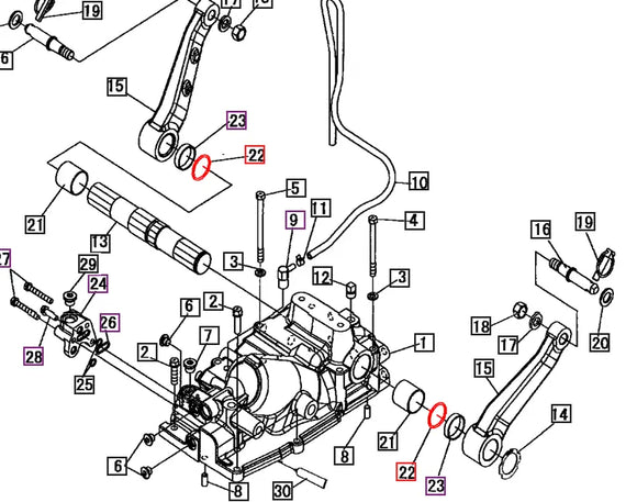 Mahindra Tractor O-Ring 08300120400 Mahindra Direct Parts