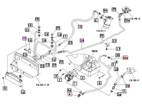 Mahindra Tractor O-Ring 8301100110 Mahindra
