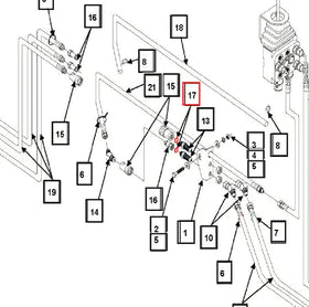 Mahindra Tractor O-Ring 9/16 Inch KMW5203003 Mahindra Direct Parts