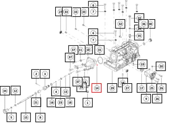 Mahindra Tractor O Ring 9 8x1 9 007213981L1 Mahindra Direct Parts