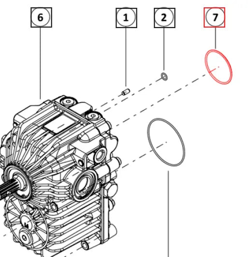 Mahindra Tractor O-Ring Cover Plate 0302BAM00670N Mahindra Direct Parts