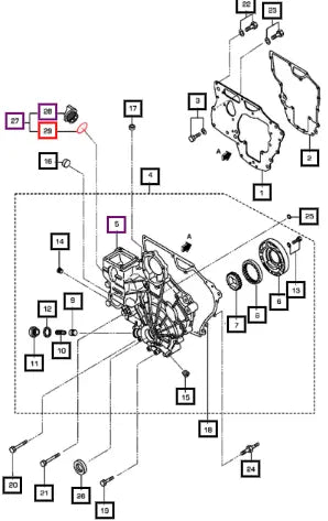 Mahindra Tractor O Ring Mf520 402 006053460N01 Mahindra Direct Parts