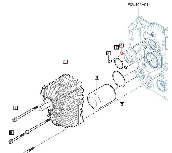 Mahindra Tractor O-Ring V7201024010 Mahindra