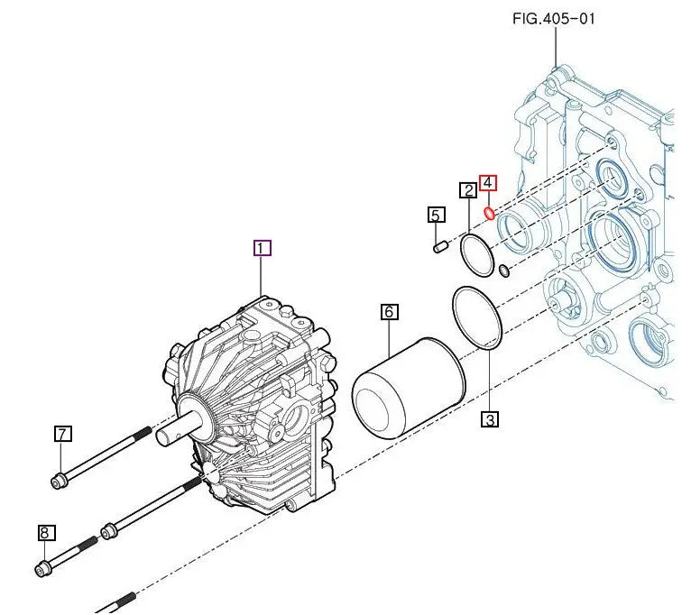 Mahindra Tractor O-Ring V7201024010 Mahindra