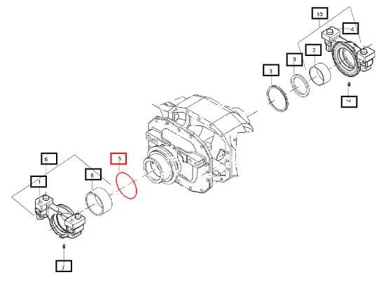 Mahindra Tractor O-ring 006506219C1 Mahindra Direct Parts