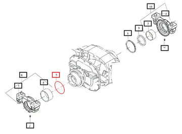 Mahindra Tractor O-ring 006506219C1 Mahindra Direct Parts