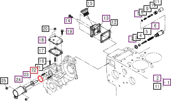 Mahindra Tractor O-ring 0481406310 Mahindra Direct Parts