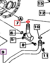 Mahindra Tractor O-ring 08300100240 Mahindra Direct Parts