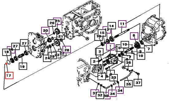 Mahindra Tractor O-ring 08300500260 Mahindra Direct Parts