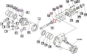Mahindra Tractor O-ring 08300500530 Mahindra Direct Parts